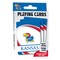 Masterpieces   Officially Licensed NCAA Kansas Jayhawks Playing Cards - 54 Card Deck for Adults
